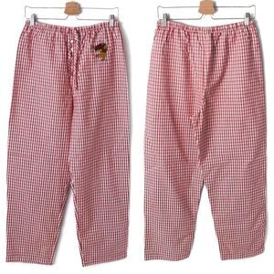 NEW Vintage Winnie the Pooh Gingham Sleepwear in M